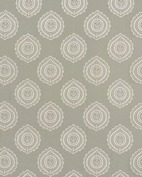 Olana Linen Embroidery Haze by  Schumacher Fabric 