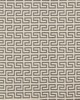 Schumacher Fabric A MAZE EMBROIDERY BLACK ON IVORY