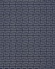 Schumacher Fabric A MAZE EMBROIDERY NAVY