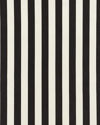 Andy Stripe Black by  Schumacher Fabric 