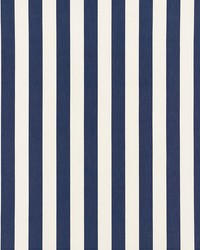 Andy Stripe Navy by  Schumacher Fabric 