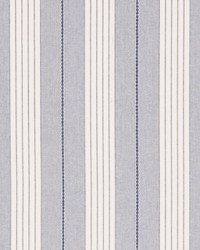 Audrey Stripe Navy by  Schumacher Fabric 