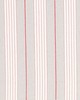 Schumacher Fabric AUDREY STRIPE GREY & RED