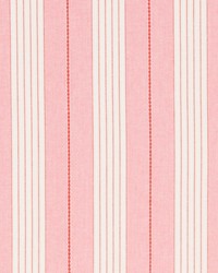 Audrey Stripe Pink & Red by  Schumacher Fabric 
