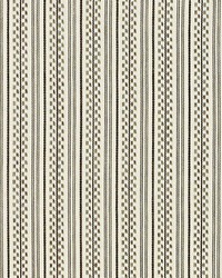 Jack Stripe Black by  Schumacher Fabric 