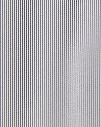 Stitched Stripe Navy by  Schumacher Fabric 