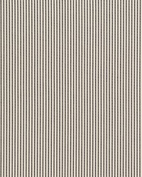 Stitched Stripe Black by  Schumacher Fabric 