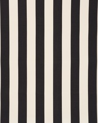 Cabana Stripe Black by  Schumacher Fabric 