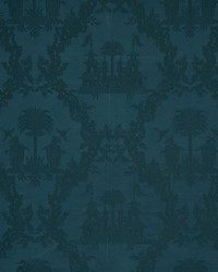 Chinoiserie Royale Peacock by  Schumacher Fabric 