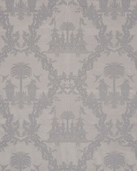 Chinoiserie Royale Platinum by  Schumacher Fabric 
