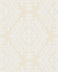 Omar Embroidery Ivory by  Schumacher Fabric 