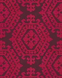 Omar Embroidery Berry by  Schumacher Fabric 