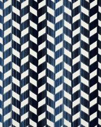 Chevron Strie Velvet Lapis by  Schumacher Fabric 