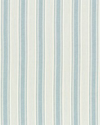 Ojai Stripe China Blue by  Schumacher Fabric 