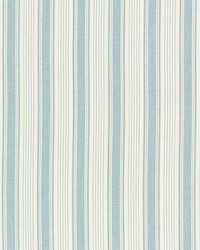 Ojai Stripe China Blue by  Schumacher Fabric 