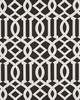 Schumacher Fabric IMPERIAL TRELLIS INDOOR/OUTDOOR BLACK