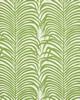 Schumacher Fabric ZEBRA PALM INDOOR/OUTDOOR LEAF
