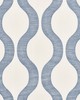 Schumacher Fabric ONDATA BLUE