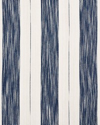Arroyo Stripe Indigo by  Schumacher Fabric 