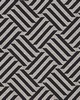 Schumacher Fabric CROSS HATCH BLACK
