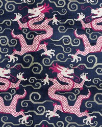 Bixi Velvet Sapphire by  Schumacher Fabric 