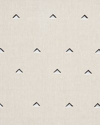 Overlapping Triangles Black & White by  Schumacher Fabric 