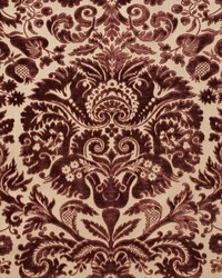 Morimont Velvet Rosewood by  Schumacher Fabric 