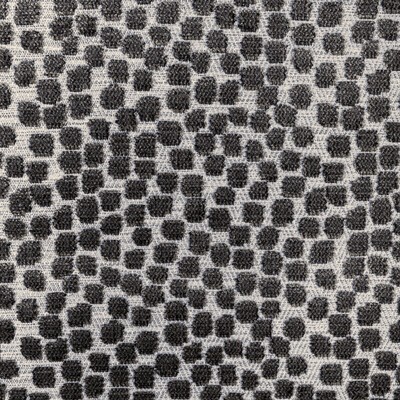 Kravet Flurries 34849 21 Charcoal THOM FILICIA COLLECTION 34849.21 Silver Upholstery -  Blend Fire Rated Fabric Polka Dot  Fabric
