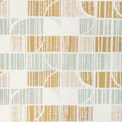 Kravet Upswing 36521 411 Sea Coast SEAQUAL 36521.411 Gold Upholstery -  Blend Fire Rated Fabric Fun Print Outdoor Fabric