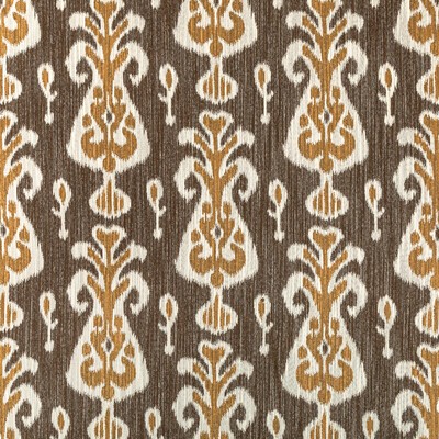 Kravet KRAVET DESIGN 36760 640 36760.640 Brown Upholstery -  Blend Fire Rated Fabric Classic Damask  Ikat Fabric