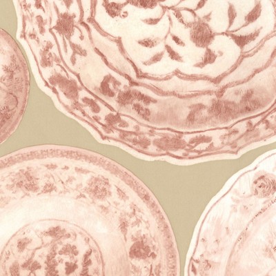 Kravet Wallcovering Cargo Red ANDREW MARTIN MUSEUM AMW10030.17 PAPER - 100% Novelty Prints 