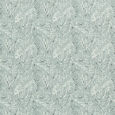 Clarke and Clarke Anelli F1410/05 CAC Mineral in CLARKE & CLARKE MARIKA Blue Multipurpose -  Blend Leaves and Trees   Fabric