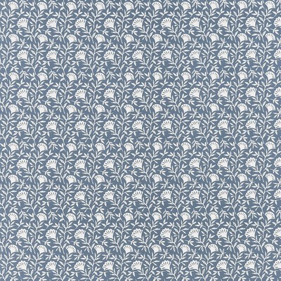 Clarke and Clarke Melby F1465/03 CAC Midnight in CLARKE & CLARKE BOHEMIA Blue Multipurpose -  Blend Small Print Floral   Fabric