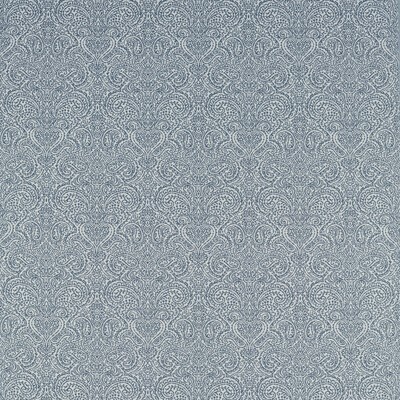 Clarke and Clarke Ada F1540/05 CAC Midnight CLARKE & CLARKE VINTAGE F1540/05.CAC Blue Upholstery -  Blend Fire Rated Fabric Classic Damask  Fabric