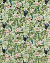 Clarke and Clarke Waterlily F1591/03 CAC Mineral Velvet Fabric
