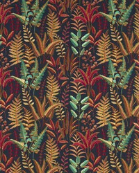 Bracken F1654/03 CAC Russet Aqua Emb by  Clarke and Clarke 