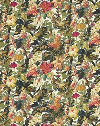 Lilum F1655/03 CAC Olive Raspberry by  Clarke and Clarke 