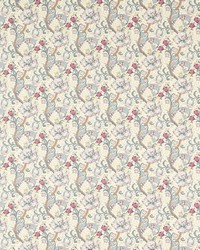 Golden Lily F1677/01 CAC Dove/plum by  Clarke and Clarke 