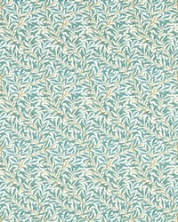 Willow Boughs F1679/05 CAC Teal by  Clarke and Clarke 