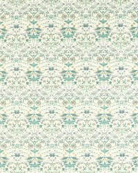 Strawberry Thief Embroidery F1745/04 CAC Teal by   