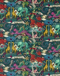 Paradise Lost Velvet F1757/01 CAC Teal by  Kravet 