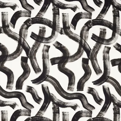 Clarke and Clarke MALEVICH NOIR