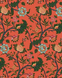 Palampore GDT5545 001 Coral by   