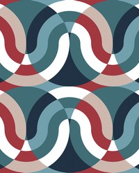 Kimi GDT5624 001 Azul/rojo by  Old World Weavers 