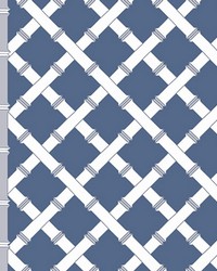 TRELLIS GDW5455 004 AZUL/BLANCO by  Brewster Wallcovering 