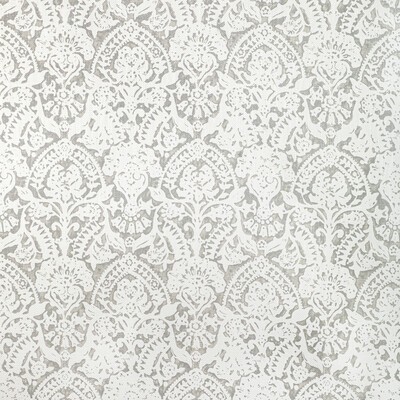 Kravet Grandiose 11 Platinum MODERN LUXE III GRANDIOSE.11 White Multipurpose -  Blend Fire Rated Fabric Classic Damask  Fabric