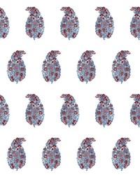 TARSILA WP LCW1022 001 AZUL/ROJO by  Kravet Wallcovering 
