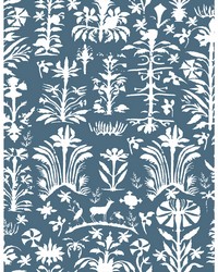 SALINAS WP LCW1035 001 AZUL by  Kravet Wallcovering 