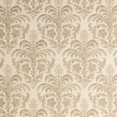 Kravet Wallcovering COLONIAL LZW-30191 06 LIZZO LZW-30191.06 Beige NATURAL PRODUCTS - 60%;SYNTHETIC - 40% Damask Wallpaper 