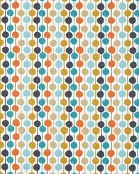 Taimi NFIK120363 SCN Sulphur/tangerine/kingfisher by  Naugahyde 